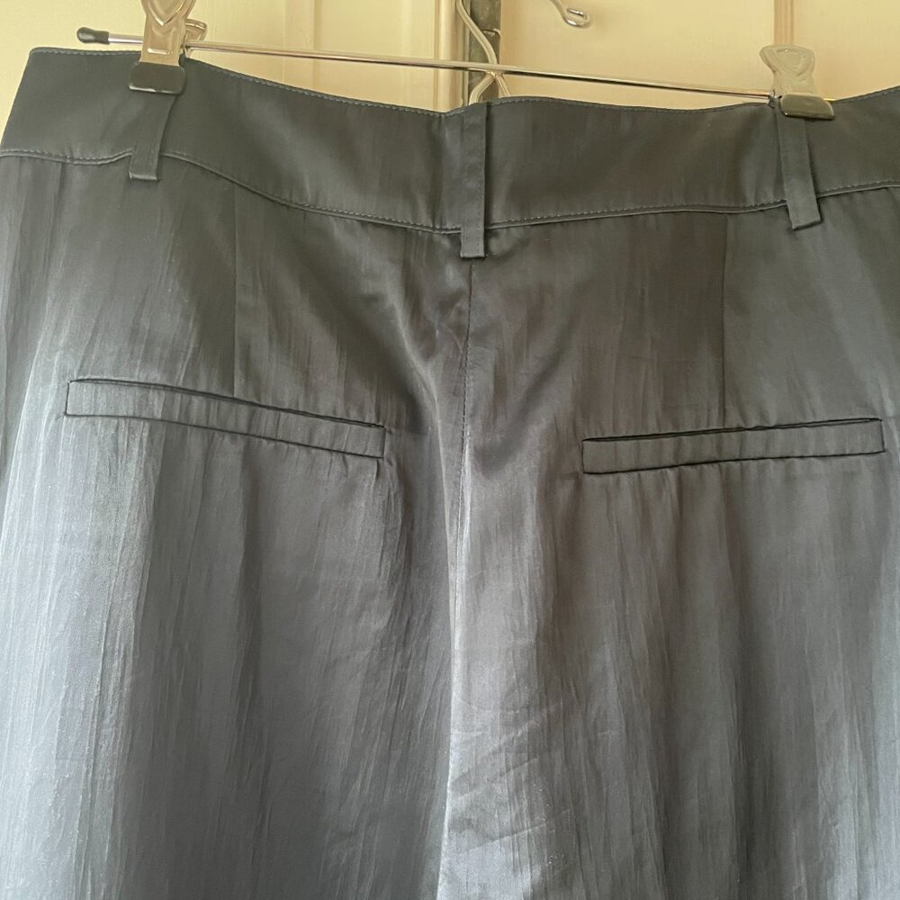 Tibi Shiny Nylon Pleated Stella Cargo Pant, Size 2 - Picture 9 of 9